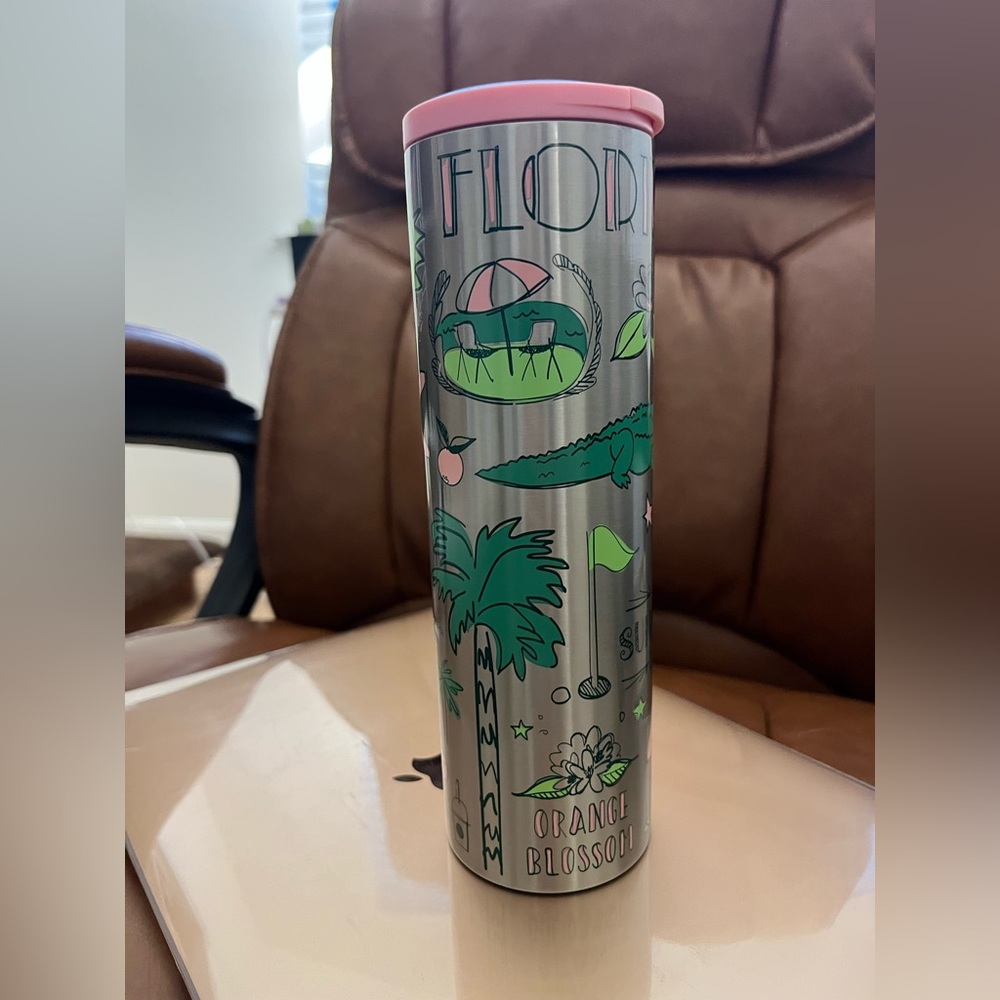 NWOT Starbucks BEEN THERE SERIES Florida 16 oz stainless steel travel mug